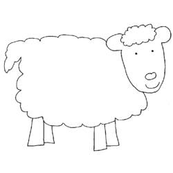 Coloring page: Lamb (Animals) #194 - Free Printable Coloring Pages