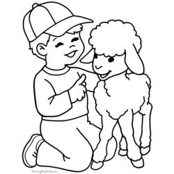 Coloring page: Lamb (Animals) #202 - Free Printable Coloring Pages