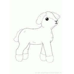 Coloring page: Lamb (Animals) #215 - Free Printable Coloring Pages