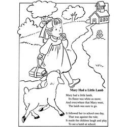 Coloring page: Lamb (Animals) #232 - Free Printable Coloring Pages
