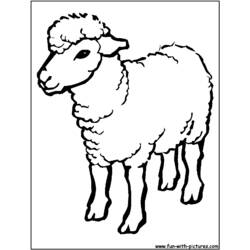 Coloring page: Lamb (Animals) #272 - Free Printable Coloring Pages