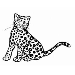 Coloring page: Leopard (Animals) #9735 - Free Printable Coloring Pages