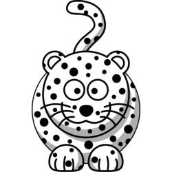 Coloring page: Leopard (Animals) #9831 - Free Printable Coloring Pages