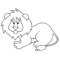 Coloring page: Lion (Animals) #10259 - Free Printable Coloring Pages
