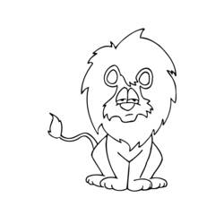 Coloring page: Lion (Animals) #10300 - Free Printable Coloring Pages