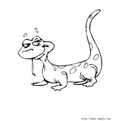 Coloring page: Lizards (Animals) #22317 - Free Printable Coloring Pages