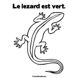 Coloring page: Lizards (Animals) #22348 - Free Printable Coloring Pages
