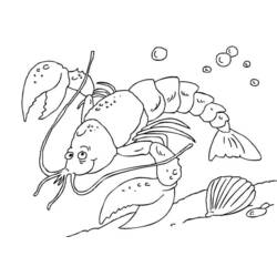 Coloring page: Lobster (Animals) #22493 - Free Printable Coloring Pages