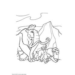 Coloring page: Mammoth (Animals) #19234 - Free Printable Coloring Pages