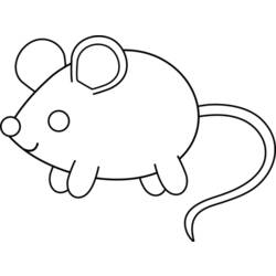 Coloring page: Mouse (Animals) #14002 - Free Printable Coloring Pages