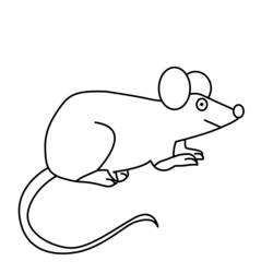 Coloring page: Mouse (Animals) #14028 - Free Printable Coloring Pages