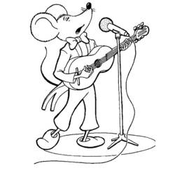 Coloring page: Mouse (Animals) #14067 - Free Printable Coloring Pages