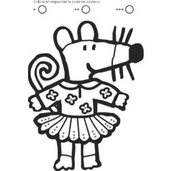 Coloring page: Mouse (Animals) #14074 - Free Printable Coloring Pages