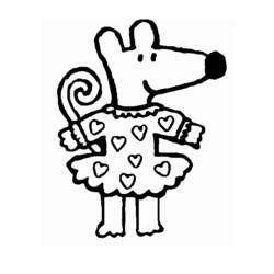 Coloring page: Mouse (Animals) #14131 - Free Printable Coloring Pages