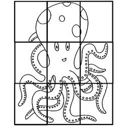 Coloring page: Octopus (Animals) #19062 - Free Printable Coloring Pages