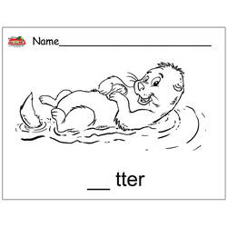 Coloring page: Otter (Animals) #10669 - Free Printable Coloring Pages