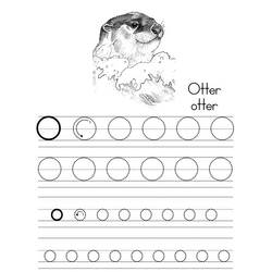 Coloring page: Otter (Animals) #10753 - Free Printable Coloring Pages