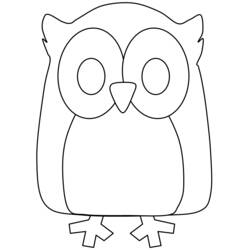 Coloring page: Owl (Animals) #8412 - Free Printable Coloring Pages