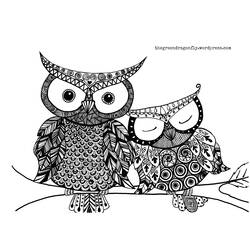 Coloring page: Owl (Animals) #8449 - Free Printable Coloring Pages