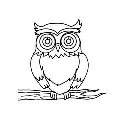 Coloring page: Owl (Animals) #8491 - Free Printable Coloring Pages