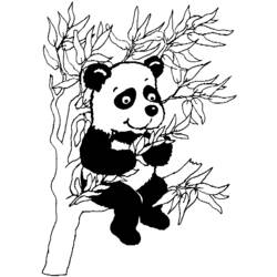 Coloring page: Panda (Animals) #12448 - Free Printable Coloring Pages