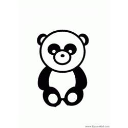 Coloring page: Panda (Animals) #12458 - Free Printable Coloring Pages