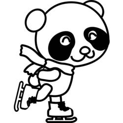 Coloring page: Panda (Animals) #12493 - Free Printable Coloring Pages