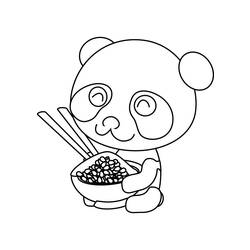 Coloring page: Panda (Animals) #12494 - Free Printable Coloring Pages