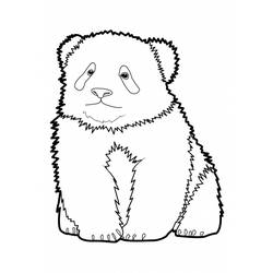 Coloring page: Panda (Animals) #12518 - Free Printable Coloring Pages