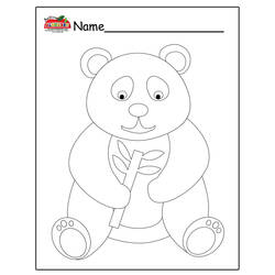 Coloring page: Panda (Animals) #12580 - Free Printable Coloring Pages