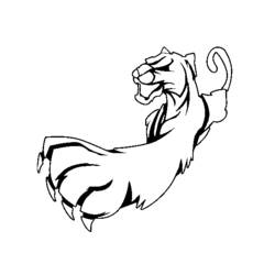 Coloring page: Panther (Animals) #15658 - Free Printable Coloring Pages