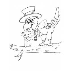 Coloring page: Parrot (Animals) #16100 - Free Printable Coloring Pages