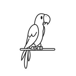 Coloring page: Parrot (Animals) #16148 - Free Printable Coloring Pages
