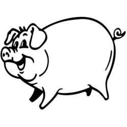 Coloring page: Pig (Animals) #3584 - Free Printable Coloring Pages