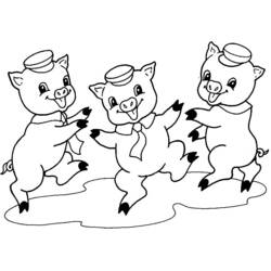 Coloring page: Pig (Animals) #3591 - Free Printable Coloring Pages