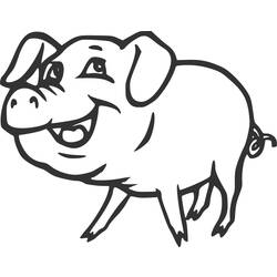 Coloring page: Pig (Animals) #3769 - Free Printable Coloring Pages