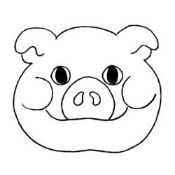 Coloring page: Pig (Animals) #3780 - Free Printable Coloring Pages