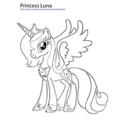 Coloring page: Pony (Animals) #17877 - Free Printable Coloring Pages