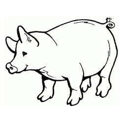 Coloring page: Pork (Animals) #17621 - Free Printable Coloring Pages