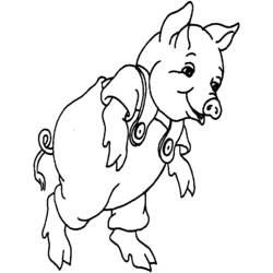 Coloring page: Pork (Animals) #17623 - Free Printable Coloring Pages