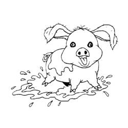Coloring page: Pork (Animals) #17625 - Free Printable Coloring Pages
