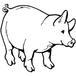 Coloring page: Pork (Animals) #17640 - Free Printable Coloring Pages
