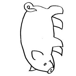 Coloring page: Pork (Animals) #17646 - Free Printable Coloring Pages