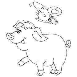 Coloring page: Pork (Animals) #17744 - Free Printable Coloring Pages