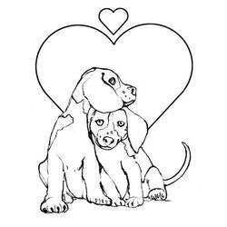 Coloring page: Puppy (Animals) #2900 - Free Printable Coloring Pages
