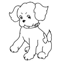 Coloring page: Puppy (Animals) #2915 - Free Printable Coloring Pages