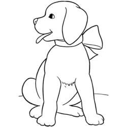 Coloring page: Puppy (Animals) #2928 - Free Printable Coloring Pages