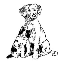 Coloring page: Puppy (Animals) #2931 - Free Printable Coloring Pages