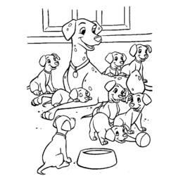 Coloring page: Puppy (Animals) #2935 - Free Printable Coloring Pages