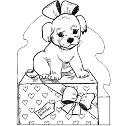 Coloring page: Puppy (Animals) #2967 - Free Printable Coloring Pages